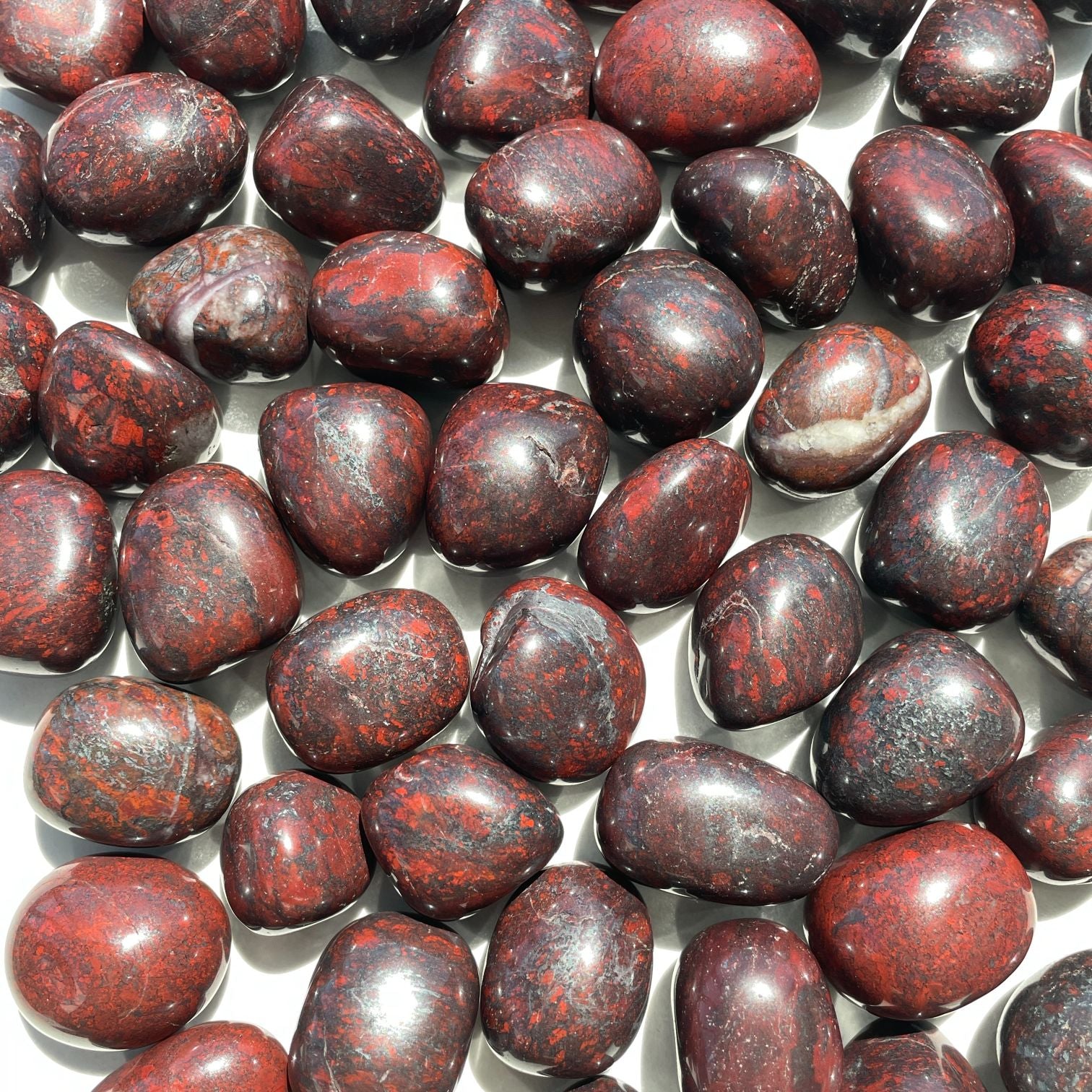 Brecciated Jasper Tumbled 1KG Brecciated Jasper Tumbled 1KG